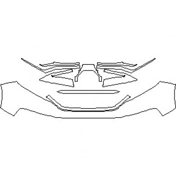 2022 HONDA CR-V EX BUMPER
