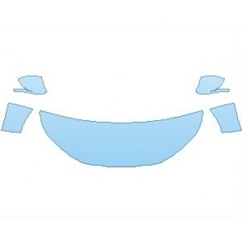 PAINT PROTECTION KIT - 2025 HONDA CR-V TOURING HOOD (NO WRAPPED EDGES) - PRECUT PPF CLEAR BRA WRAP