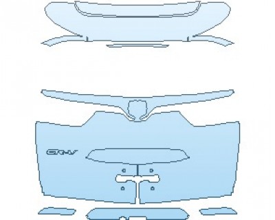 PAINT PROTECTION KIT - 2025 HONDA CR-V TOURING REAR HATCH WITH CRV EMBLEM - PRECUT PPF CLEAR BRA WRAP