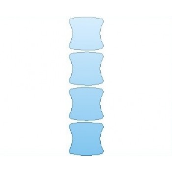 PAINT PROTECTION KIT - 2025 HONDA CR-V EX DOOR CUPS IN CUP DESIGN - PRECUT PPF CLEAR BRA WRAP