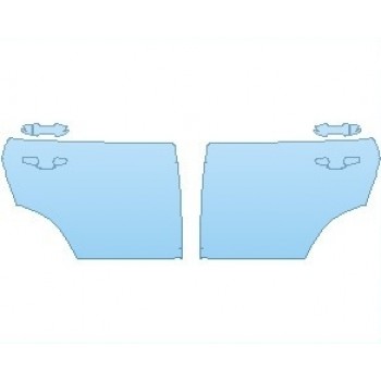 PAINT PROTECTION KIT - 2025 HONDA CR-V EX-L DOORS REAR - PRECUT PPF CLEAR BRA WRAP