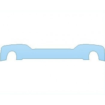 PAINT PROTECTION KIT - 2019 BMW 6 SERIES M-SPORT GRAN COUPE LOWER REAR BUMPER 640 - PRECUT PPF CLEAR BRA WRAP