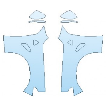 PRECUT PPF KIT - 2018 ALFA ROMEO GIULIA QUADRIFOGLIO FULL FENDERS (WRAPPED EDGES)