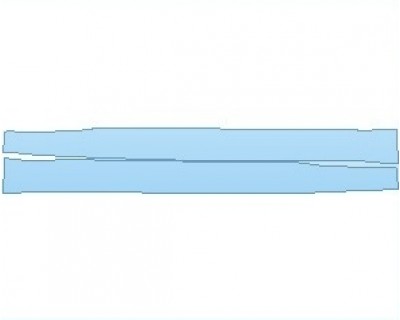 PAINT PROTECTION KIT - 2022 ALFA ROMEO GIULIA TI ROCKER PANELS - PRECUT PPF CLEAR BRA WRAP