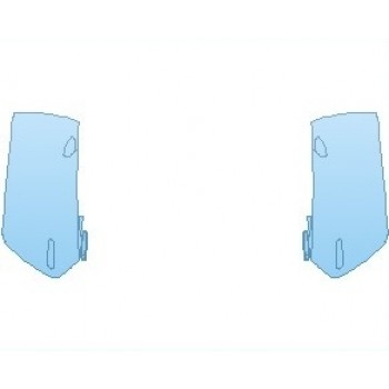 PAINT PROTECTION KIT - 2023 LAMBORGHINI HURACAN STO DOORS - PRECUT PPF CLEAR BRA WRAP