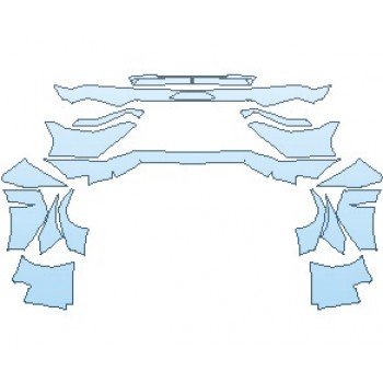 2023 LAMBORGHINI HURACAN STO REAR BUMPER