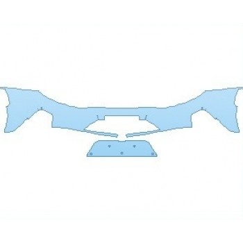 PAINT PROTECTION KIT - 2022 MCLAREN GT COUPE REAR BUMPER UPPER - PRECUT PPF CLEAR BRA WRAP