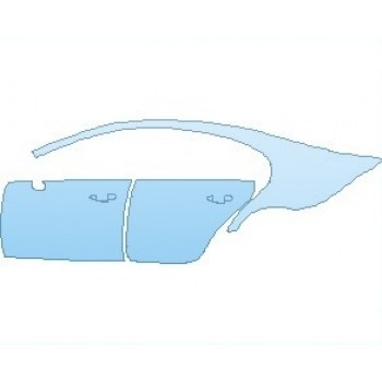 Precut PPF Kit – Clear Bra Paint Protection Film PAINT PROTECTION KIT - 2023 MERCEDES CLS CLASS AMG LINE REAR QUARTER PANELS & DOORS LEFT SIDE - PRECUT PPF CLEAR BRA WRAP