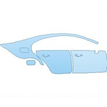 PAINT PROTECTION KIT - 2023 MERCEDES CLS CLASS AMG LINE REAR QUARTER PANELS & DOORS RIGHT SIDE - PRECUT PPF CLEAR BRA WRAP