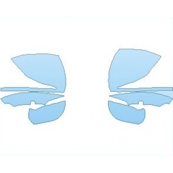 PAINT PROTECTION KIT - 2023 MERCEDES CLS CLASS AMG LINE MIRRORS LEFT HAND DRIVE - PRECUT PPF CLEAR BRA WRAP