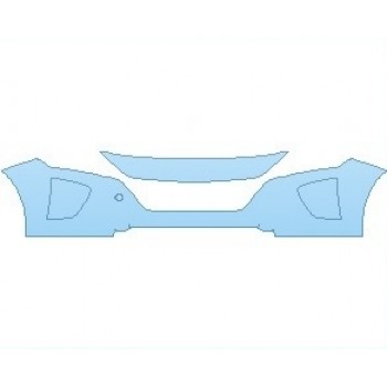 PAINT PROTECTION KIT - 2020 HYUNDAI ICONIQ LIMITED BUMPER - INVISIBLEMASK - 3M PAINT PROTECTION