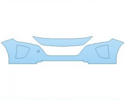 2020 HYUNDAI ICONIQ BLUE BUMPER