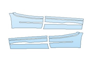 2021 GMC TERRAIN DENALI ROCKER PANELS