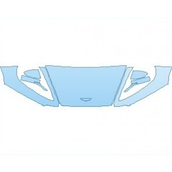 PAINT PROTECTION KIT - 2022 ASTON MARTIN VANQUISH S VOLANTE HOOD (WRAPPED EDGES) - PRECUT PPF CLEAR BRA WRAP