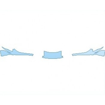 PAINT PROTECTION KIT - 2023 TOYOTA GR SUPRA 3 LOWER BUMPER MATTE FINISH - PRECUT PPF CLEAR BRA WRAP
