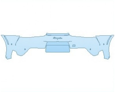 PAINT PROTECTION KIT - 2025 TOYOTA GR SUPRA 3 REAR BUMPER WITH SENSORS - PRECUT PPF CLEAR BRA WRAP