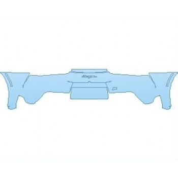 PAINT PROTECTION KIT - 2023 TOYOTA GR SUPRA LAUNCH EDITION REAR BUMPER - PRECUT PPF CLEAR BRA WRAP