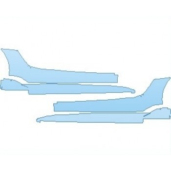 PAINT PROTECTION KIT - 2023 TOYOTA GR SUPRA 3.0 PREMIUM ROCKER PANELS - PRECUT PPF CLEAR BRA WRAP