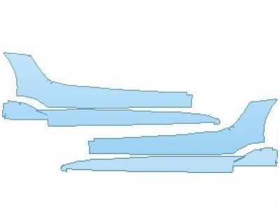 PAINT PROTECTION KIT - 2025 TOYOTA GR SUPRA 3 ROCKER PANELS - PRECUT PPF CLEAR BRA WRAP