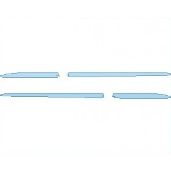 PAINT PROTECTION KIT - 2023 LINCOLN CORSAIR STANDARD LOWER DOOR INSERTS - PRECUT PPF CLEAR BRA WRAP