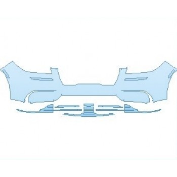 PAINT PROTECTION KIT - 2023 LINCOLN CORSAIR STANDARD BUMPER - PRECUT PPF CLEAR BRA WRAP