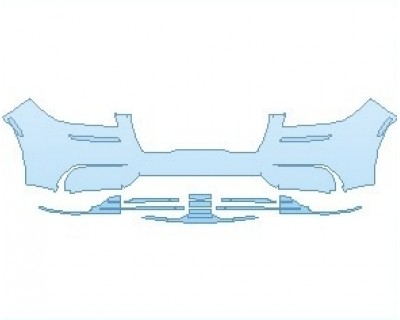 PAINT PROTECTION KIT - 2023 LINCOLN CORSAIR STANDARD BUMPER - PRECUT PPF CLEAR BRA WRAP