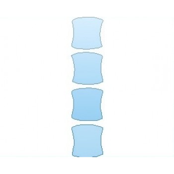 PAINT PROTECTION KIT - 2023 LINCOLN CORSAIR STANDARD DOOR CUPS - PRECUT PPF CLEAR BRA WRAP