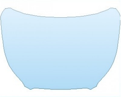 PAINT PROTECTION KIT - 2023 LINCOLN CORSAIR STANDARD FULL HOOD (NO WRAPPED EDGES) - PRECUT PPF CLEAR BRA WRAP