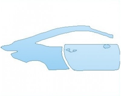 2022 LEXUS RC F FUJI SPEEDWAY EDITION QUARTER PANEL WITH DOOR RIGHT SIDE