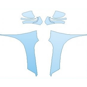 PAINT PROTECTION KIT - 2021 CHEVROLET TRAILBLAZER RS FULL FENDERS (WRAPPED EDGES) - PRECUT PPF CLEAR BRA WRAP