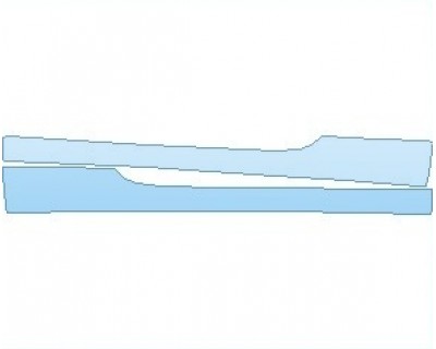 PAINT PROTECTION KIT - 2019 BMW M6 CONVERTIBLE  ROCKER PANELS - PRECUT PPF CLEAR BRA WRAP