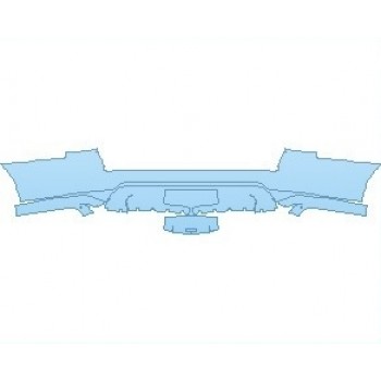 Precut PPF Kit – Clear Bra Paint Protection Film PAINT PROTECTION KIT - 2021 FORD EXPEDITION XL STX MAX REAR BUMPER - PRECUT PPF CLEAR BRA WRAP