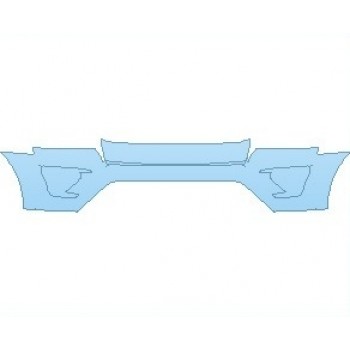 PAINT PROTECTION KIT - 2021 FORD EXPEDITION XLT MAX BUMPER - PRECUT PPF CLEAR BRA WRAP