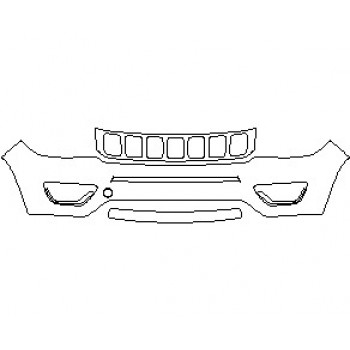 2022 JEEP COMPASS LIMITED BUMPER