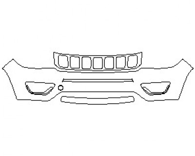 2022 JEEP COMPASS LIMITED BUMPER