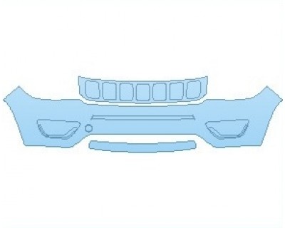 PAINT PROTECTION KIT - 2022 JEEP COMPASS ALITUDE BUMPER - PRECUT PPF CLEAR BRA WRAP