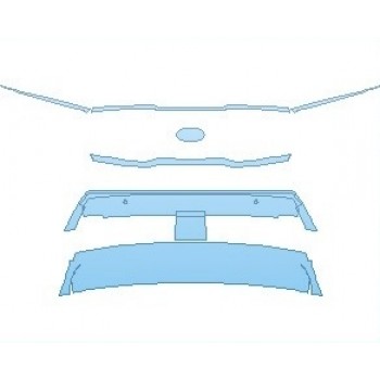 PAINT PROTECTION KIT - 2023 KIA SORENTO LX GRILLE & TRIM WITH SENSORS - PRECUT PPF CLEAR BRA WRAP