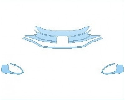 PAINT PROTECTION KIT - 2023 HONDA FIT LX GRILLE & BLACK TRIM - PRECUT PPF CLEAR BRA WRAP