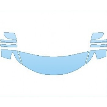 PAINT PROTECTION KIT - 2023 HONDA FIT EX HOOD (NO WRAPPED EDGES) - PRECUT PPF CLEAR BRA WRAP