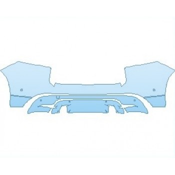 2021 JAGUAR F-PACE S REAR BUMPER KIT WITH SENSORS 2021 JAGUAR F-PACE S REAR BUMPER KIT WITH SENSORS
