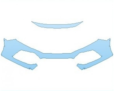 PAINT PROTECTION KIT - 2021 HONDA CIVIC SPORT COUPE BUMPER - PRECUT PPF CLEAR BRA WRAP