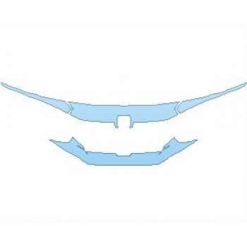 PAINT PROTECTION KIT - 2021 HONDA CIVIC EX COUPE GRILLE - PRECUT PPF CLEAR BRA WRAP