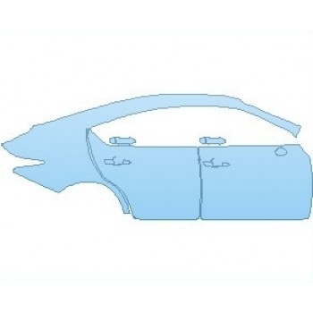 PAINT PROTECTION KIT - 2024 LEXUS IS 350 F-SPORT REAR QUARTER PANELS & DOORS RIGHT SIDE - PRECUT PPF CLEAR BRA WRAP