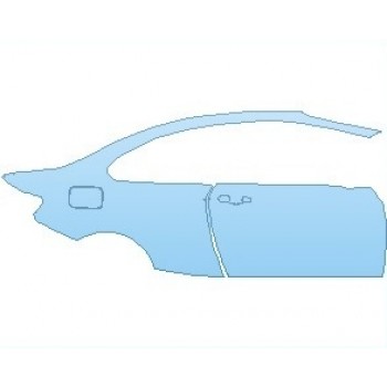 PAINT PROTECTION KIT - 2021 BMW 2 SERIES M SPORT COUPE REAR QUARTER AND DOOR RIGHT - PRECUT PPF CLEAR BRA WRAP