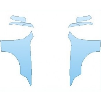 Precut PPF Kit – Clear Bra Paint Protection Film PAINT PROTECTION KIT - 2021 BMW 2 SERIES M240 COUPE FULL FENDER (WRAPPED EDGES) - PRECUT PPF CLEAR BRA WRAP