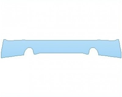 PAINT PROTECTION KIT - 2021 BMW 2 SERIES M240 CONVERTIBLE LOWER REAR BUMPER - PRECUT PPF CLEAR BRA WRAP