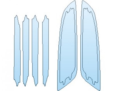 PAINT PROTECTION KIT - 2022 ASTON MARTIN VANQUISH ZAGATO SHOOTING BRAKE HOOD VENTS - PRECUT PPF CLEAR BRA WRAP