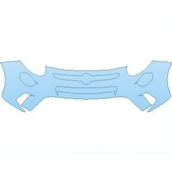 PAINT PROTECTION KIT - 2020 FIAT 500L TREKKING BUMPER KIT 30 INCH - PRECUT PPF CLEAR BRA WRAP