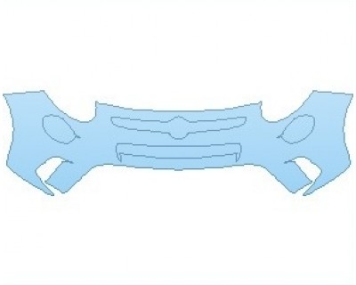 PAINT PROTECTION KIT - 2020 FIAT 500L TREKKING BUMPER KIT 30 INCH - PRECUT PPF CLEAR BRA WRAP