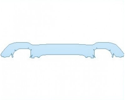 PAINT PROTECTION KIT - 2022 BMW X3 XLINE REAR BUMPER LOWER MATTE FINISH - PRECUT PPF CLEAR BRA WRAP